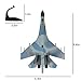 HANGHANG 1/100 Scale SU-27 Fighter Attack Plane Metal Fighter Military Model Fairchild Republic Diecast Plane Model for Commemorate Collection or Gift