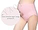 LOVE YANQI Womens 3 Pack Soft Cotton Maternity & Nursing Panties/Underwear for Pregnant High Waist Double Abdominal