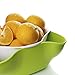 Home and Above 2 Piece Bowl and Drainer Set Holds Fruit, Nuts, Candy, Salads. Drainer/Strainer Nests Inside Large Bowl for Easy Wash and Serve