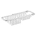 mDesign Over The Sink Tray - Practical Sponge Holder for Kitchen Utensils - Sink Organiser with Rustproof Aluminium - Silver
