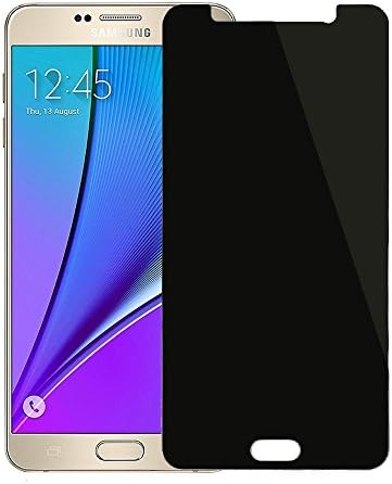 Screen Protector AMICOO Ultra Thin Anti-Spy 9H hard 0.2mm Full Cover Privacy Tempered Glass for Samsung Galaxy Note5