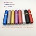 Refillabe Essential Oil Nasal Inhaler Alluminium Aroma Bottle 8 Gorgerous Colors With 20 Cotton Wicksthumb 1