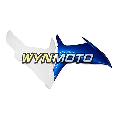 WYNMOTO Motorcycle Body Kit For Suzuki GSXR 600-750 2011 2012 2013 2014 2015 K14 11 12 13 14 15 Sportbike Pearl Blue White ABS Plastic Injection Fairings - Thumbnail 6