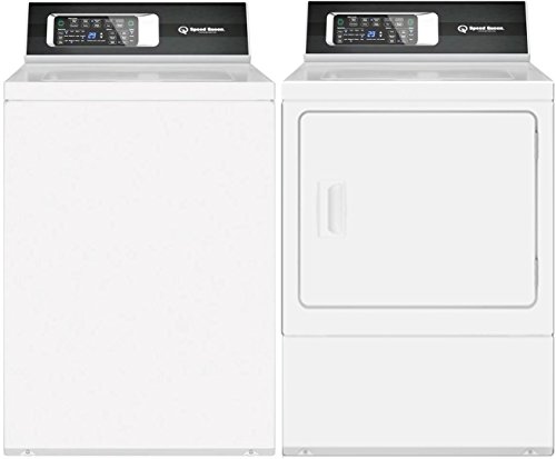 Speed Queen White Laundry Pair with TR7000WN 26" Top Load Washer and DR7000WE 27" Electric Dryer - Thumbnail 3