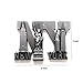 Color May Vary. Bold NY Letter Shape New York Souvenir Metal Fridge NY Magnet - Brooklyn Bridge,Statue of Liberty,Empire State Building, NYC Skyline Metal Magnet (Pack 1)