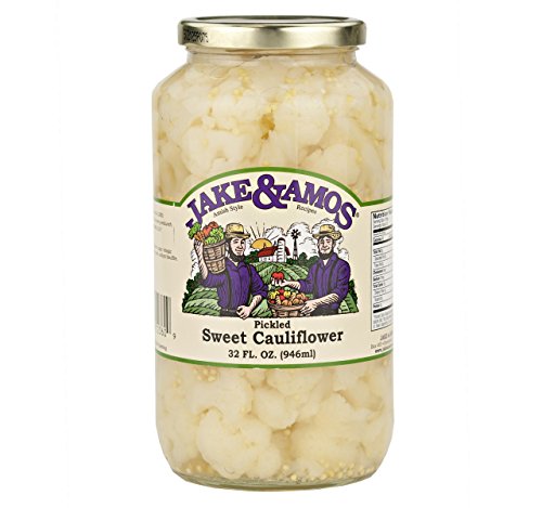 Jake & Amos Pickled Sweet Cauliflower, 32 Oz. Jar (Pack of 2) - Thumbnail 3