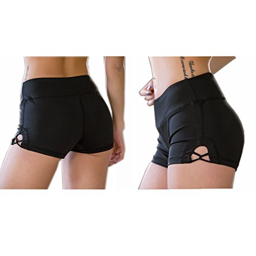 low rise yoga shorts