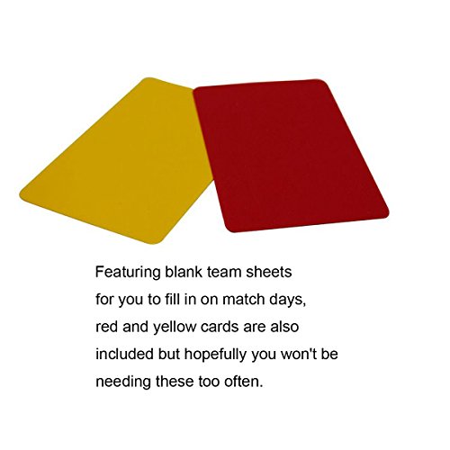 image for Jiele Referees Notebook Red and Yellow Card Regular large Red Card Yel