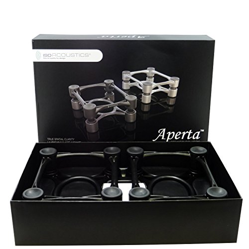IsoAcoustics Aperta 200 Isolation Stands - Black (pair)