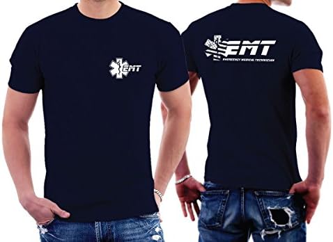 CheapRushUniform EMT Emergency Medical Technician Screen Printed T-shirts