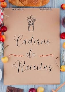 Livro Caderno com 100 Receitas para Bebês