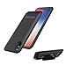 iPhone X Battery Case,Indmird 4000mAh External Charger Case Rechargeable Charging Case for iPhone X / iPhone 10 ,Slim Portable Battery Pack Juice Bank Cover(5.8-inch)-Black