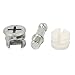 Uxcell a16071200ux0168 Furniture Connecting Fitting Knock Down Furniture Cam LOCK Connecting Fitting Dowel Nut Assembly 20 Sets