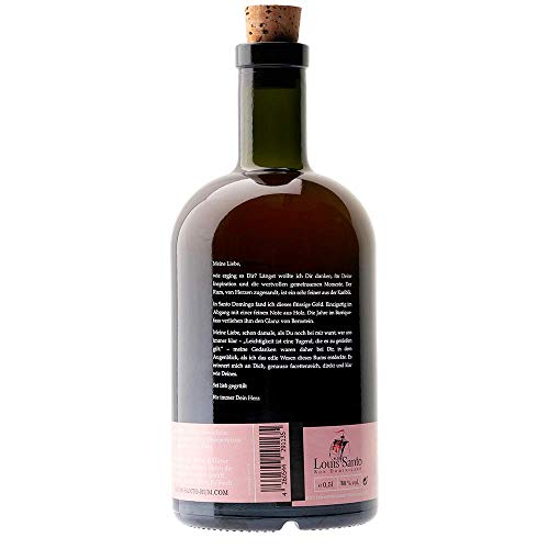Louis Santo - Premium Rum 5 Jahre | aus der dominikanischen Republik | Solera Verfahren | ohne künstliche Aromen | Holzfass gereift | Naturkorken – Bild 3