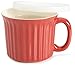 Good Cook Ceramic 18 Ounce Soup Dish, Red