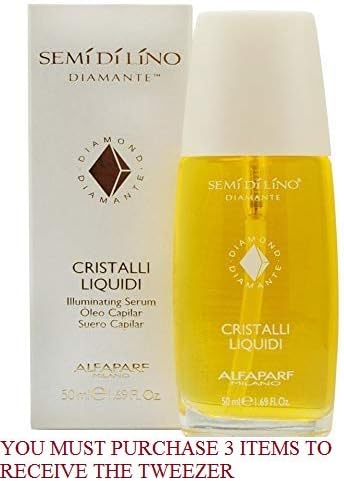 Semi DiLino Diamond Cristalli Liquidi Illuminating Serum 1.69 Oz/ 50 ml+FREE PROFESSIONAL TWEEZER