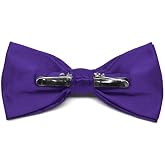 tiemart Men's Pre-Tied Clip-On Bow Tie