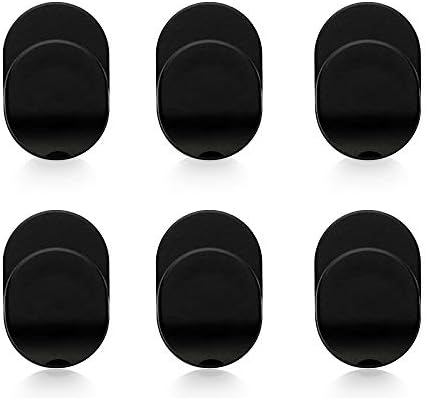 Sonku 6 Piece Ring Hook Mount Accessories, Upgrade Version Phone Mount Hook for Universal Cellphone Finger Ring Holder Grip Stand – (Black)