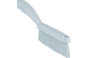 Vikan 41955 Fine Sweep Hand Brush, Polypropylene, Polyester Bristle, 11-25/32", White