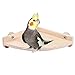 Wood Perch Platform Toy for Bird Parrot Parakeet Finch Canary Budgie Hamster Gerbil Rat Chinchilla Perch Cage
