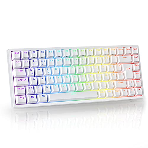RK ROYAL KLUDGE RK84DE Limited Ed RGB mechanische Tastatur, QWERTZ