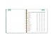 Day Designer for Blue Sky 2017-2018 Academic Year Daily & Monthly Planner, Twin-Wire Bound, 8