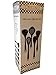 Checkered Chef Silicone Cooking Utensil Set. BPA Free Five Piece Bundle For Nonstick Cookware And Every Kitchen. Best Quality Silicone Dishwasher Safe.