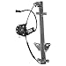AutoandArt Brock Replacement Passenger Rear Power Window Regulator with Motor Assembly Compatible with 2000-2004 Dakota Quad Cab Pickup Truck