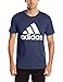 adidas Men's Badge of Sport Classic Tee, Collegiate Navy/White, Medium
