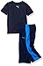 PUMA Baby Boys Three Piece Hoodie and Tee Set, Navy Blue Deep, 18M