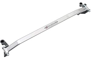 URMARKETOUTLET Megan Racing Front Upper Aluminum Polish Race Spec Strut Bar (MR-SB-IQ50FU-1P)