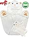 MICHLEY Animal Hooded Baby Towel Washcloth,Toddler Premium Cotton Absorbent Bathrobe for Girls Boys 2-6 Year (Fox)