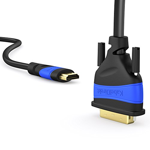 KabelDirekt HDMIDVI adapter cable 6ft (bidirectional, DVID 24+1