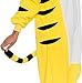 Silver Lilly Adult Pajamas - Plush One Piece Cosplay Tiger Animal Costume (XL)