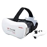 LIKEE VR Headset VR Glasses Virtual Reality 3D Games Glasses VR Box With Second Generation Bluetooth Controller for iPhone 7/6s/6 plus/6/5s/5c/5 Samsung Galaxy s5/s6/note4/note5 and Other 4.7