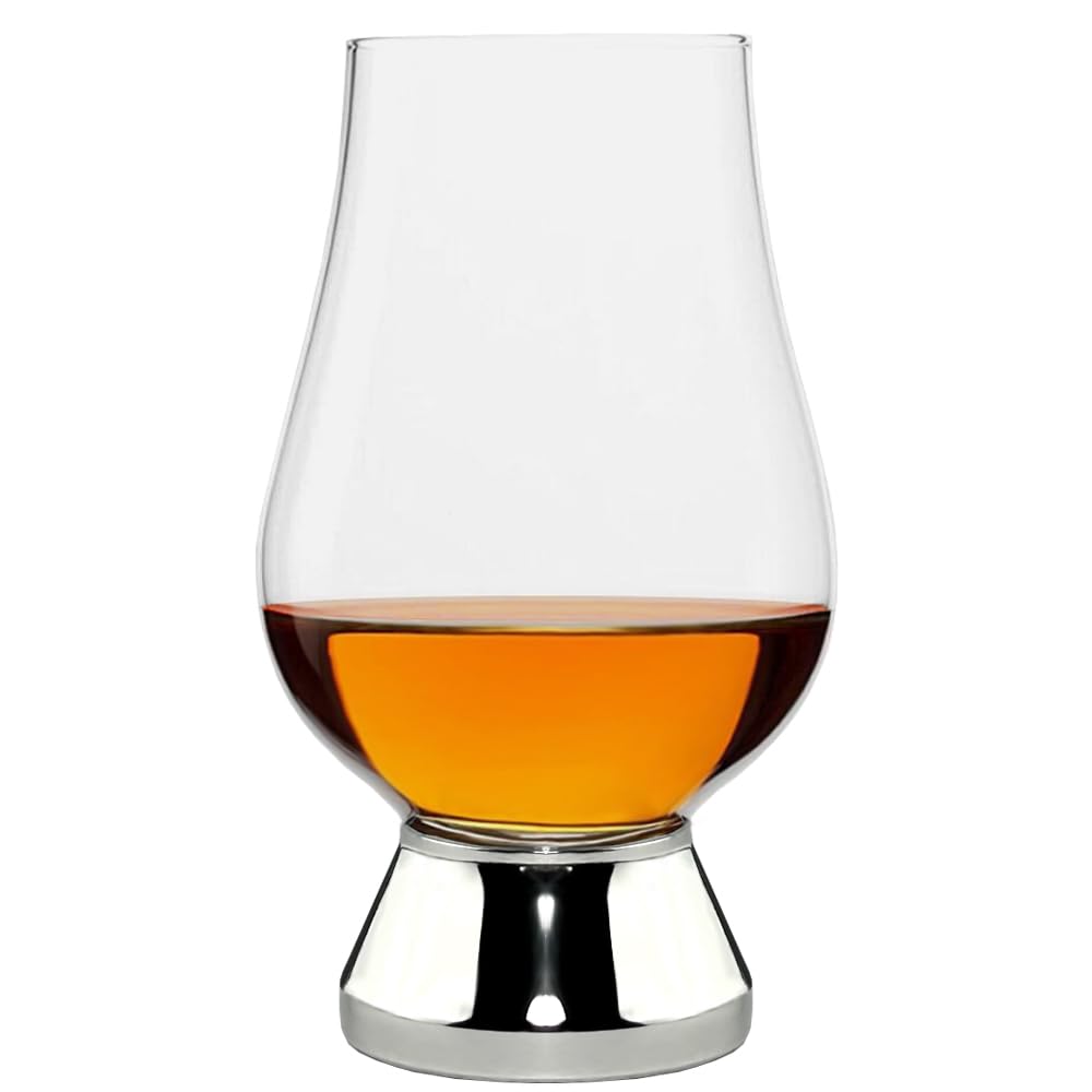 English Pewter Company Glencairn Whisky Glass 200ml with Pewter Base [WGP020]