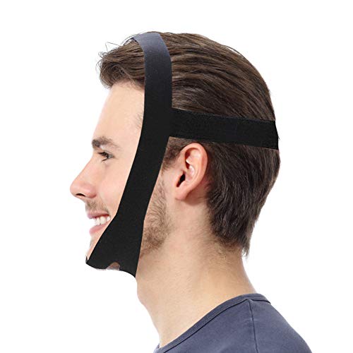 Anti Snoring Chin Strap for Men and Women,Anti Snore Device 2 Types Anti Snoring Snore Reducing Aid(With Hem)