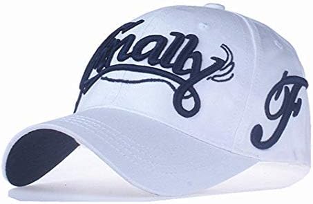 zhuzhuwen Cotton cap embroidery English alphabet duck tongue baseball cap Korean version of men and women wild curved hat 2 adjustable