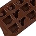 15 Cavity Unique Women Bag High Heeled Shoes Nail Polish Bottle Silicone Chocolate Candy Ice Soap Molds Moulds for Handmade DIY Products