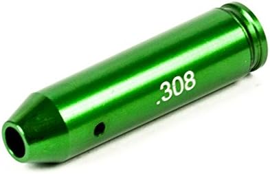 NEW!!! Green Casing Laser Caliber Cartridge Bore Sight Boresighter Red Dot (Green 308)