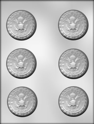 CK Products 2-1/4-Inch Army Insignia Chocolate Mold