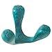 West Paw Zogoflex Air Wox Interactive Tug of War Durable Dog Play Toy, 100% Guaranteed Tough, It Floats!, Made in USA, Peacock, Large