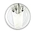 200 Silver Plastic Cutlery Premium Quality Fancy Disposable Silverware Polished, 100 Forks, 50 Knives, 50 Spoons - Heavy Duty Flatware Utensils for Parties, Weddings, and Catering (Silver)