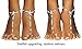Bienvenu 2pcs Pearl Ankle Chain Bracelet Beach Wedding Foot Jewelry Barefoot Sandals Anklet Chain