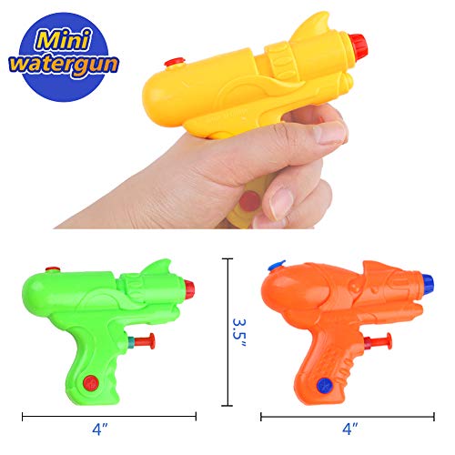 DomeStar Mini Water Gun, 12PCS Water Blaster Squirt Gun Water Soaker Water Fight Toys for Swimming Pool Beach Sand