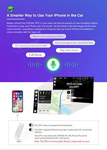 XTRONS Android 9.0 Car Stereo Video Player Octa Core 4G RAM 32G ROM GPS Radio 9 Inch HD Multi-Touch Screen Head Unit Supports Screen Mirroring WiFi OBD2 DVR TPMS NO-DVD for BMW X5 E53 E39 - Thumbnail 5