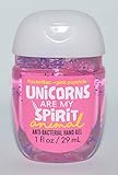 Bath & Body Works PocketBac Hand Gel Sanitizer Unicorns Are My Spirit Animal Pink Popsicle