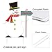 Christmas Outdoor Indoor Yard Signs Decorations -Xmas Holiday Winter Wonderland Yard Sign Outdoor Lawn Yard Decorations (Large 8 PCS)