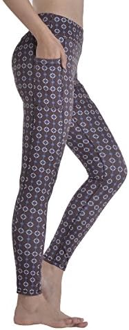 FEIVO Yoga Pants, Women's Power Flex Yoga Pants Tummy Control Workout Yoga Capris Pants Leggings,Printing4,Small