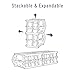 Shelf Reliance Can Organizer, Pantry Storage Rack, Canned Food and Goods, 20 Cans